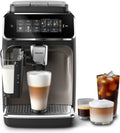 Philips 3300 Series Bean-to-Cup Coffee Machine EP3347/90 – 6 Hot & Iced Drinks, LatteGo Milk Frother, Ultra-Quiet Ceramic Grinder, Fully Automatic Espresso & Cappuccino Maker