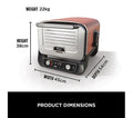 Ninja Woodfire Outdoor Pizza Oven & Smoker, Pizza Peel & Cover OO101UKQ